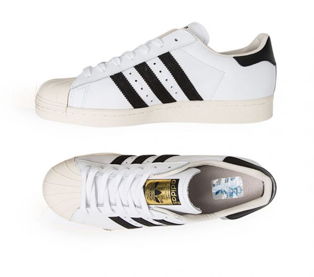 White adidas superstar 80s Clearance